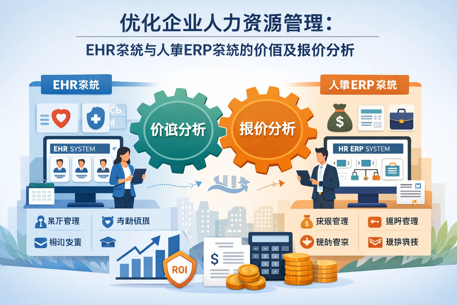 优化企业人力资源管理：EHR系统与人事ERP系统的价值及报价分析