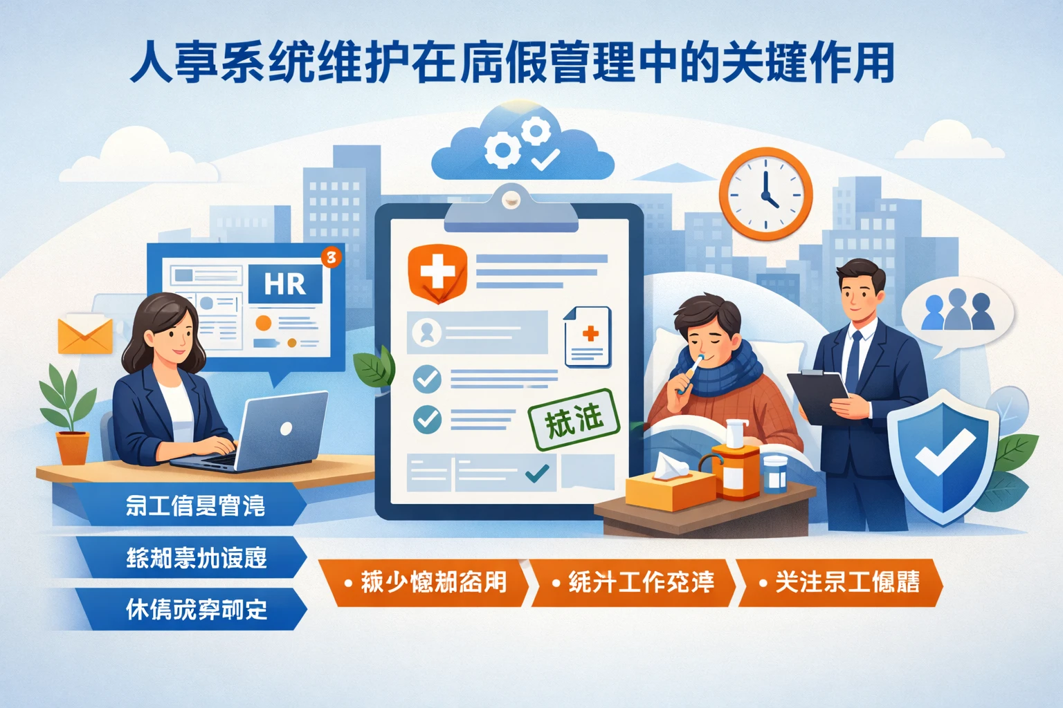 人事系统维护在病假管理中的关键作用