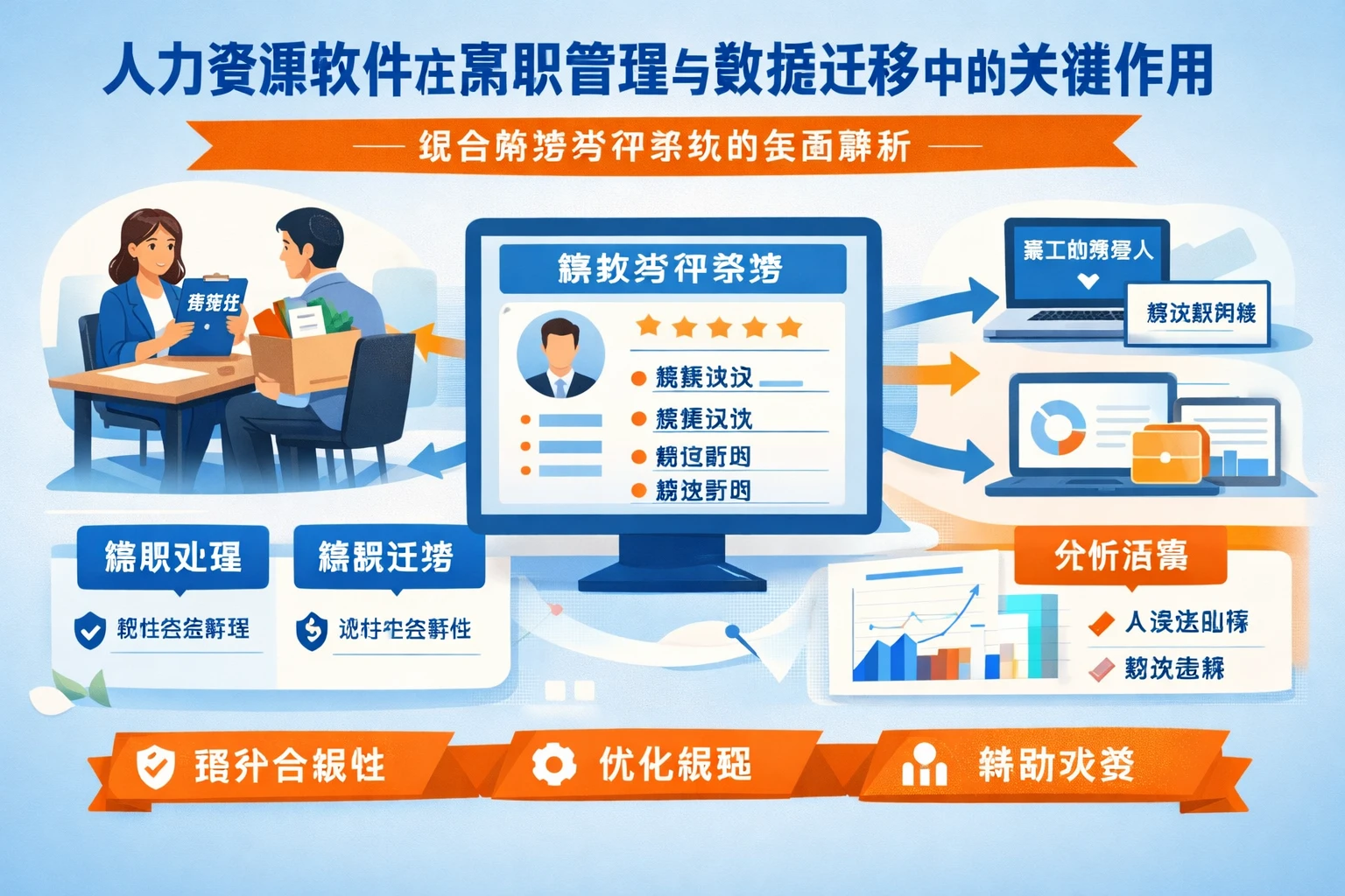 人力资源软件在离职管理与数据迁移中的关键作用：结合绩效考评系统的全面解析