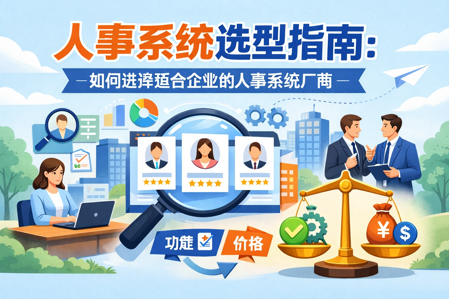 人事系统选型指南:如何选择适合企业的人事系统厂商