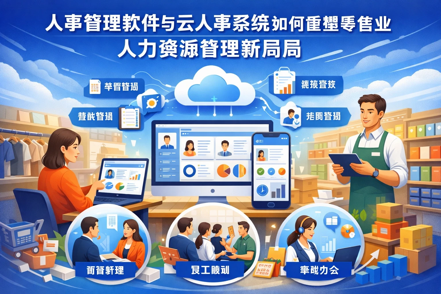 人事管理软件与云人事系统如何重塑零售业人力资源管理新格局