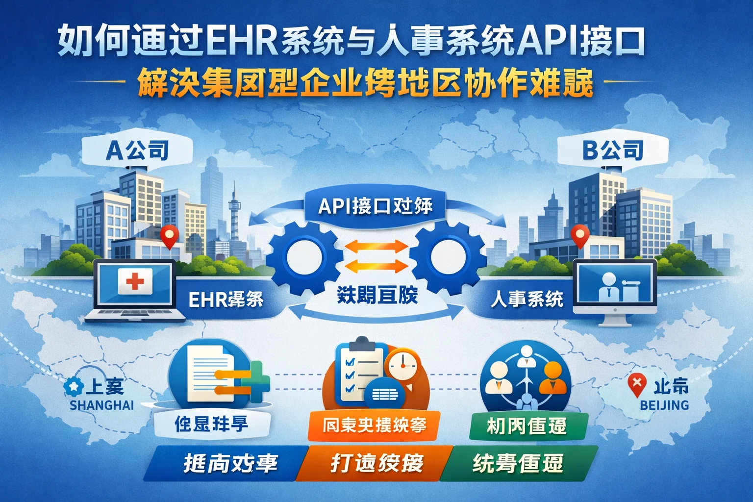 如何通过EHR系统与人事系统API接口解决集团型企业跨地区协作难题