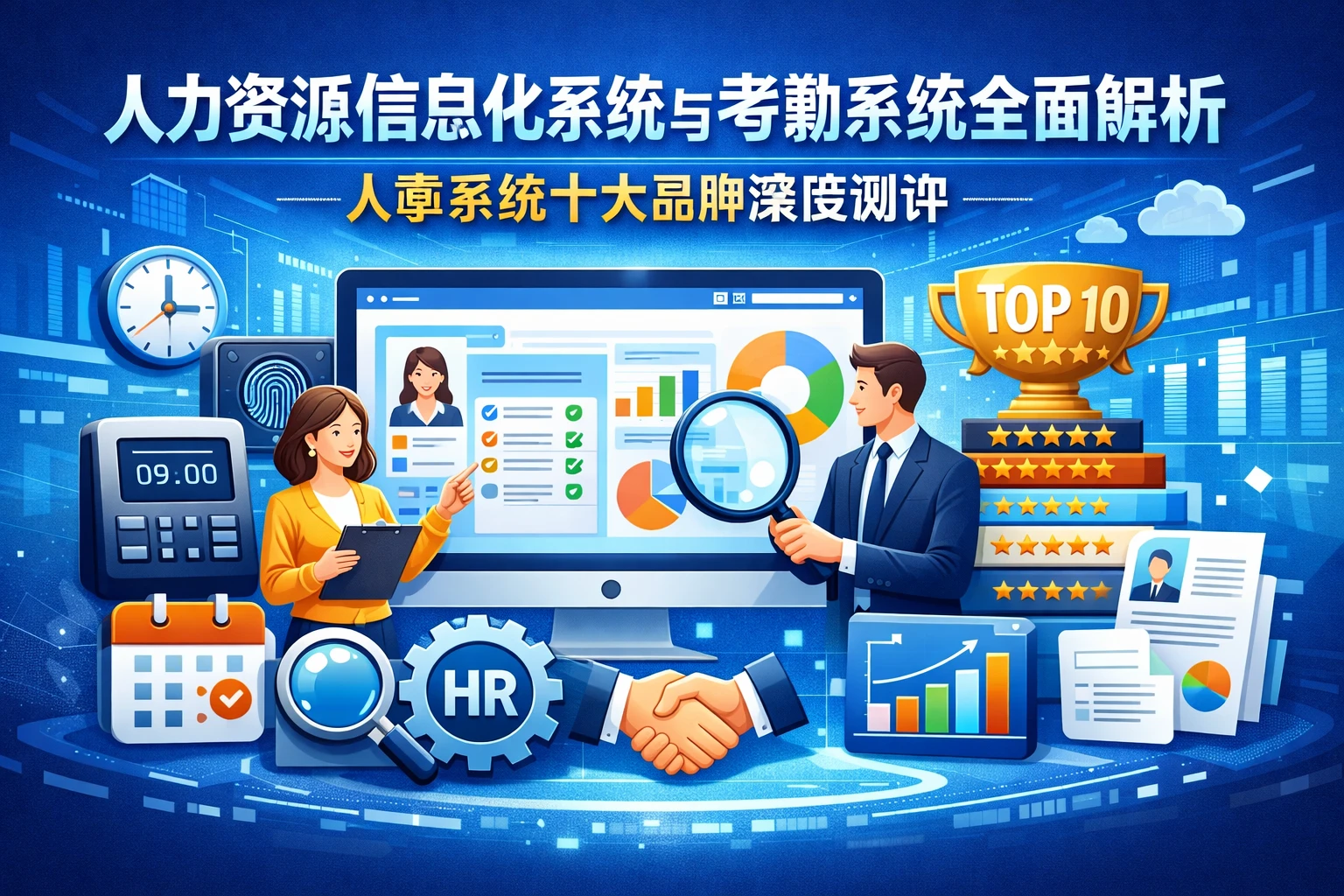 人力资源信息化系统与考勤系统全面解析:人事系统十大品牌深度测评