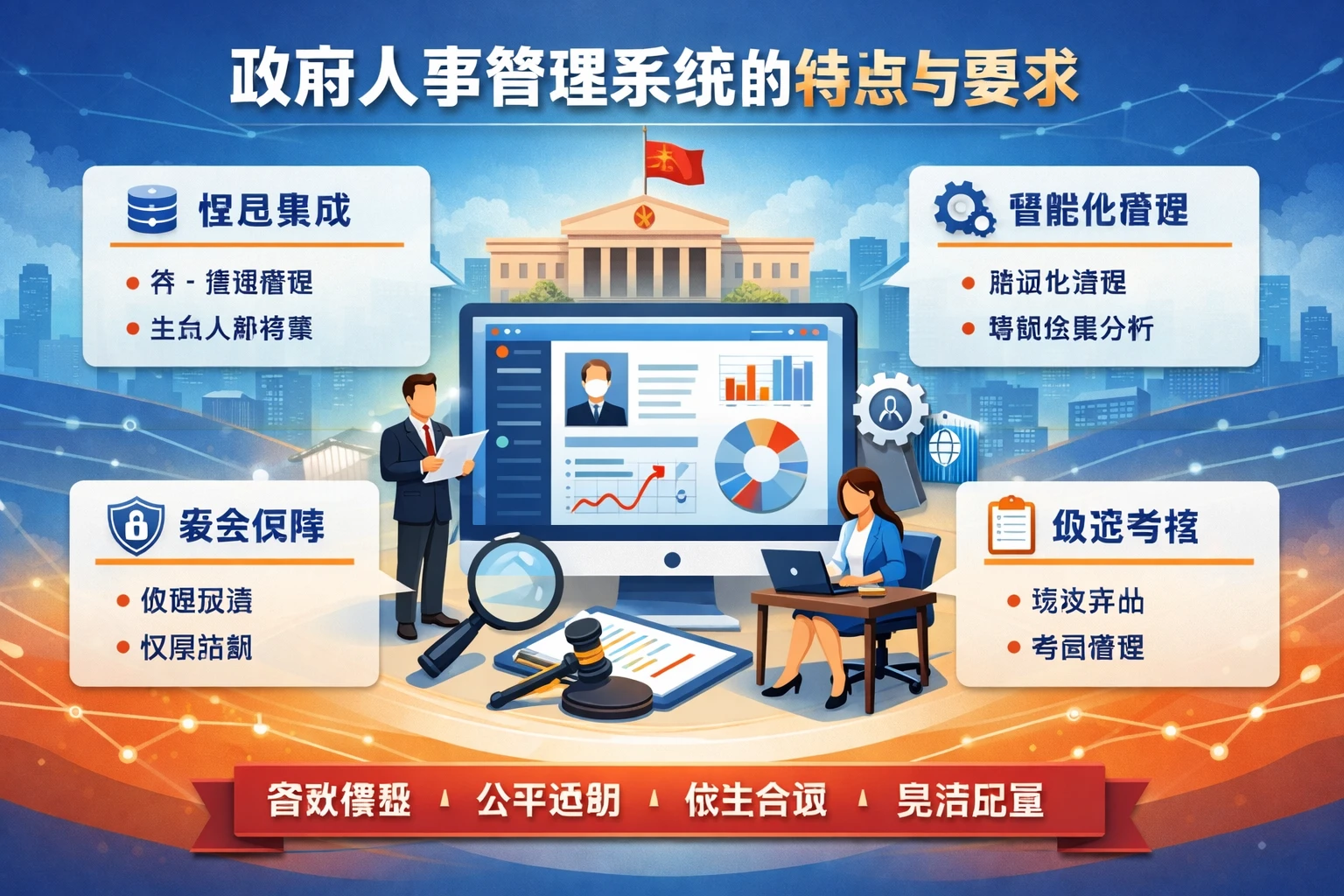 政府人事管理系统的特点与要求