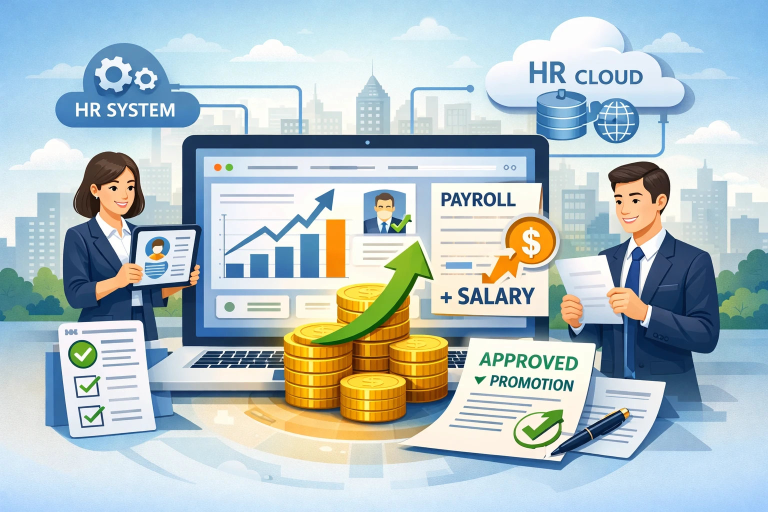 利用HR系统与人事云平台优化工资管理系统,解决试用期后加薪问题