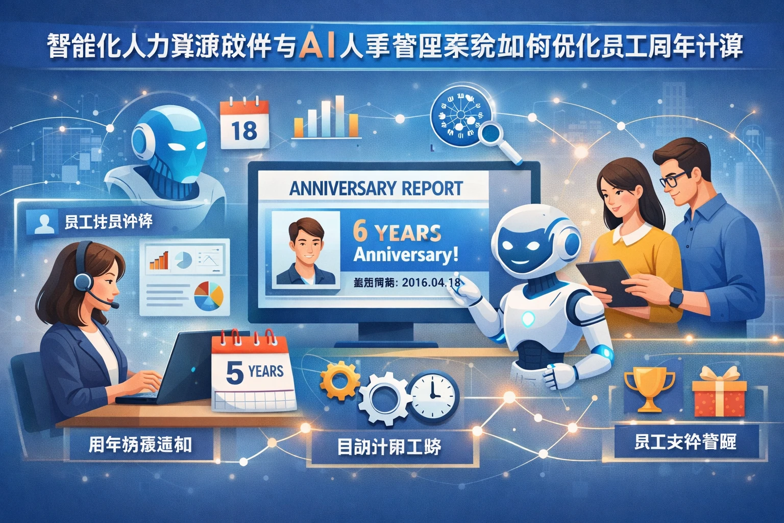 智能化人力资源软件与AI人事管理系统如何优化员工周年计算