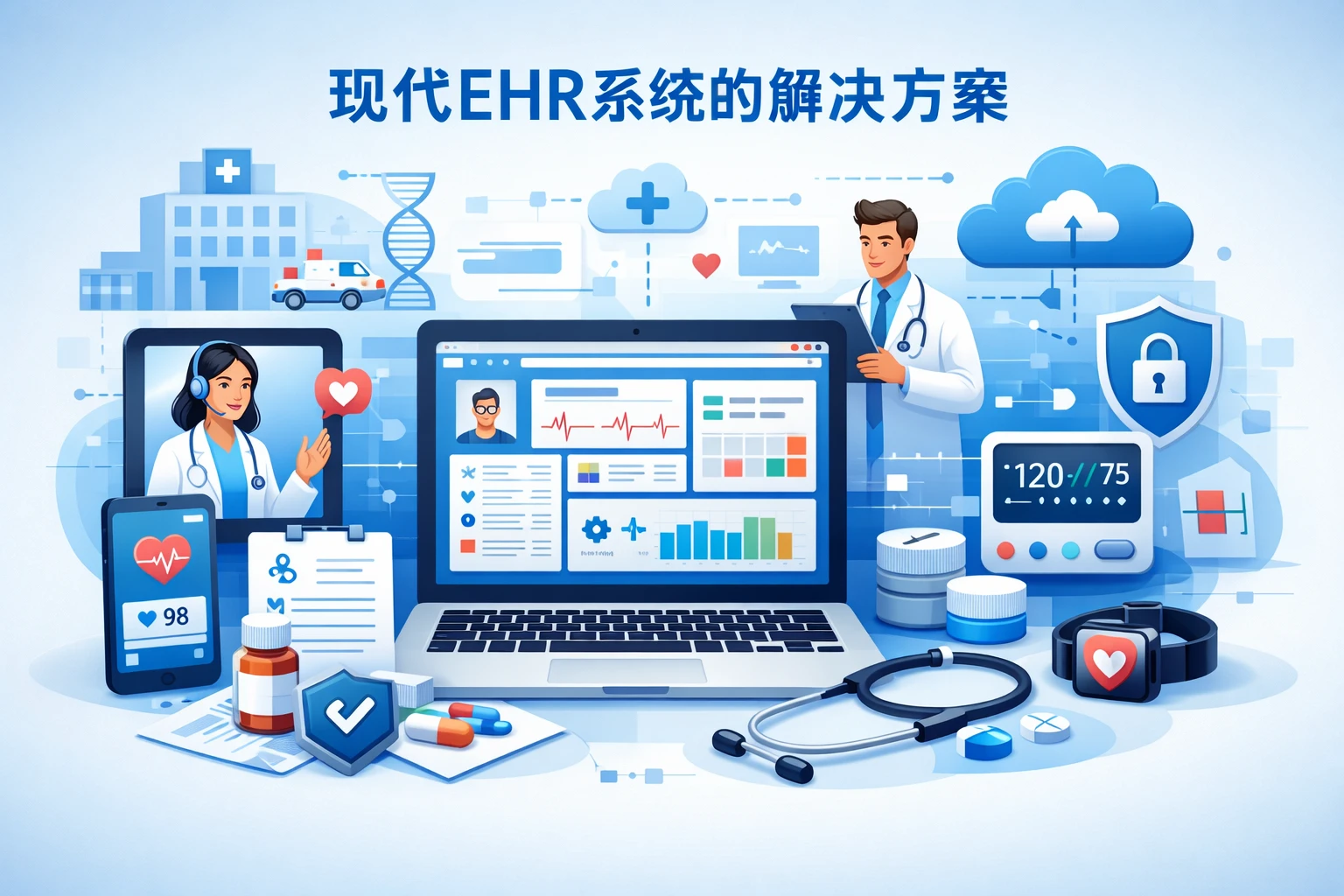 现代EHR系统的解决方案