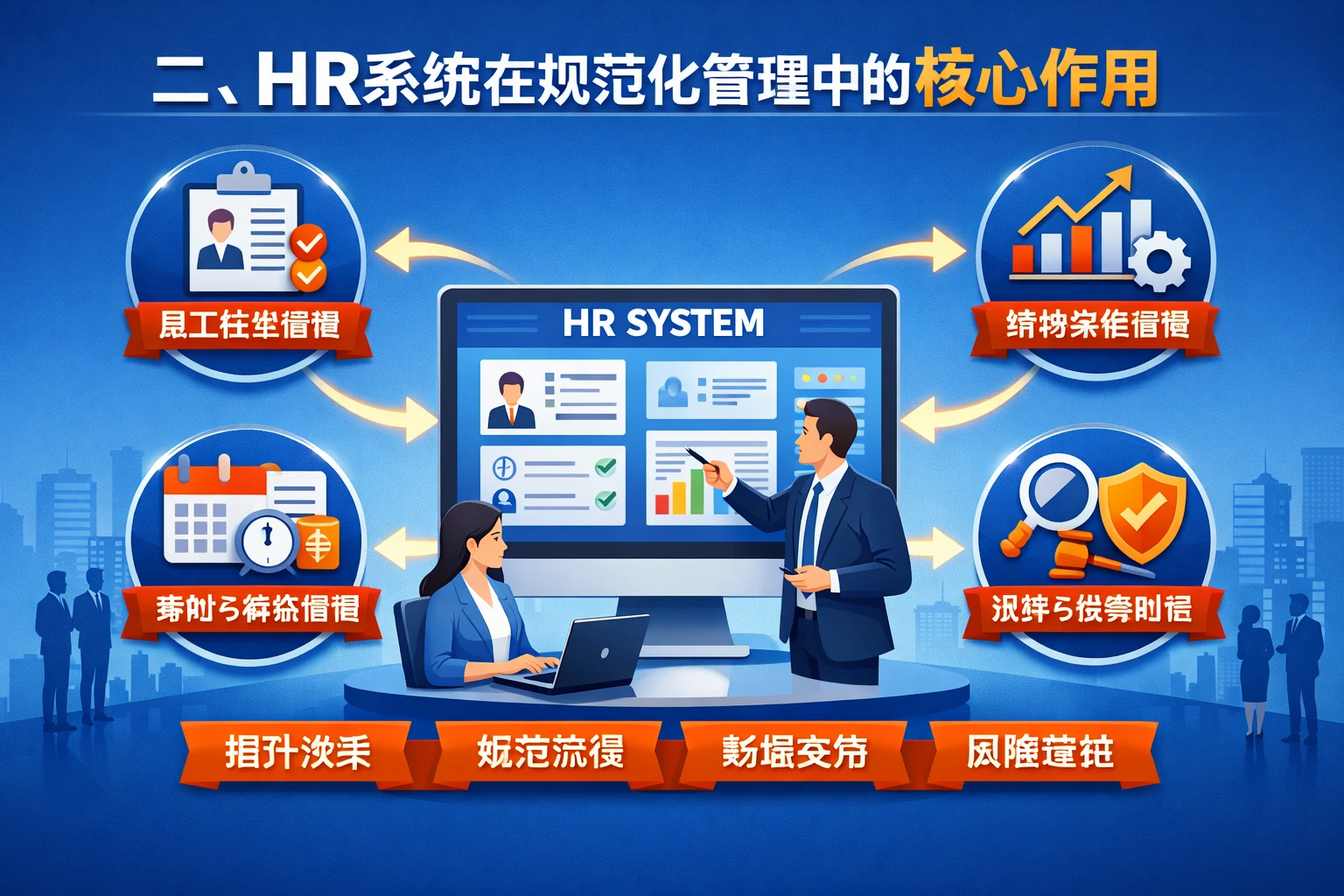 二、HR系统在规范化管理中的核心作用