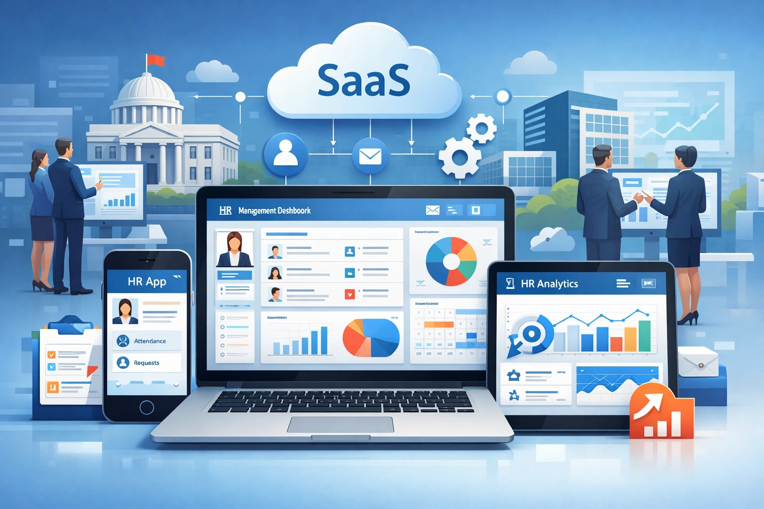 现代人事管理软件与SaaS解决方案：政府与企业的高效人事管理系统
