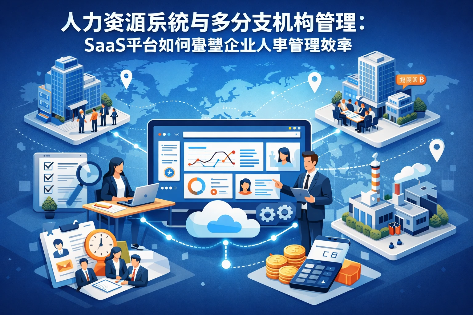 人力资源系统与多分支机构管理：SaaS平台如何重塑企业人事管理效率