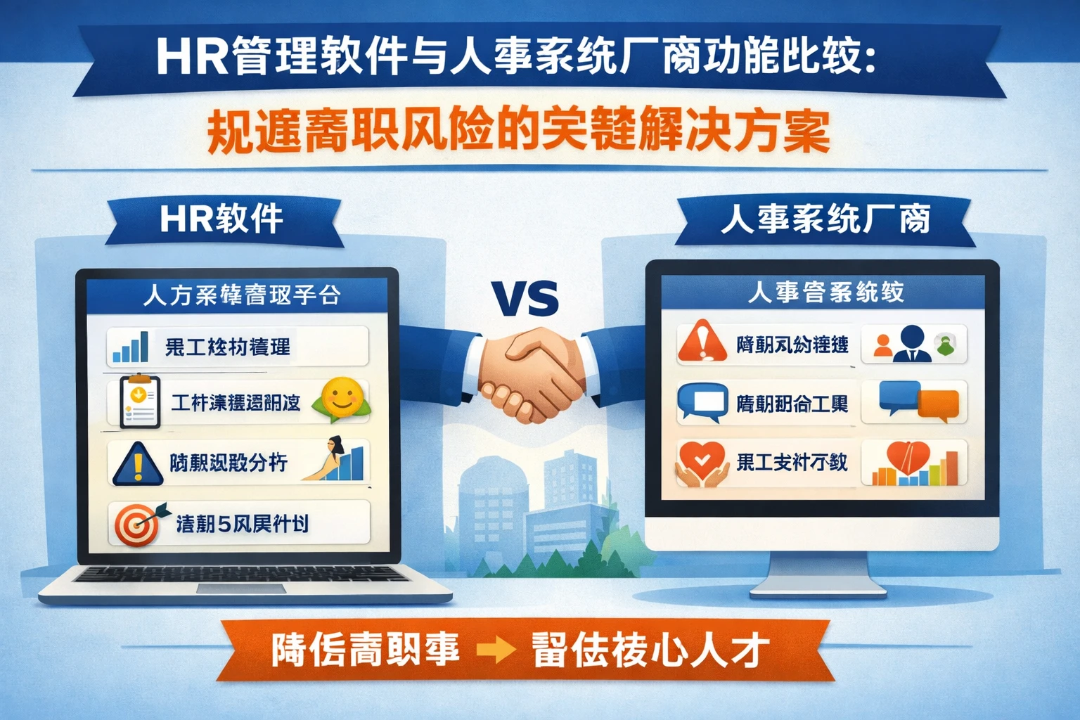 HR管理软件与人事系统厂商功能比较:规避离职风险的关键解决方案