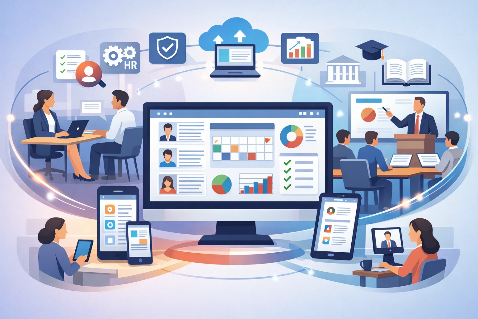 现代人事管理软件与政府培训系统的高效整合应用