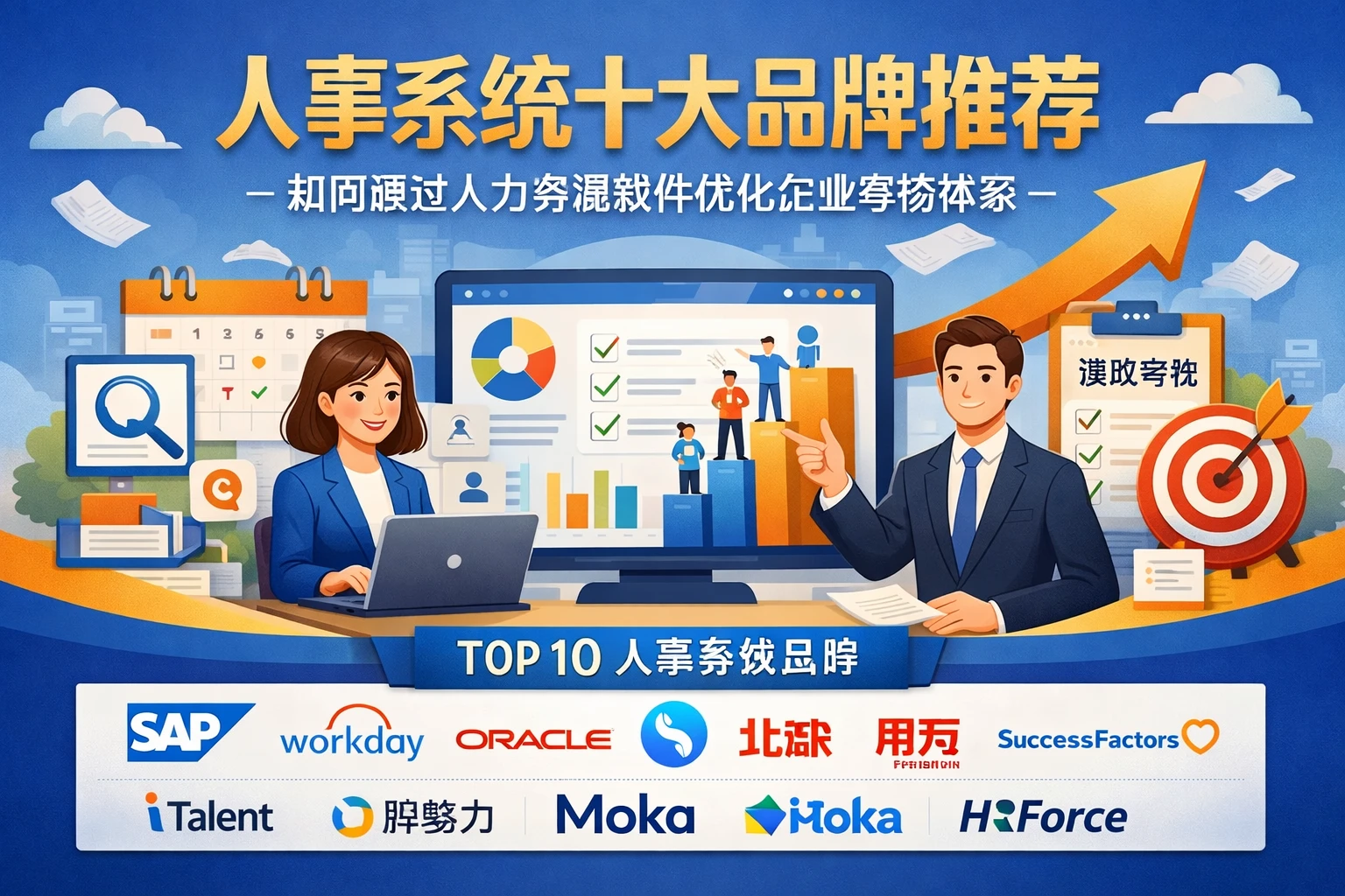 人事系统十大品牌推荐：如何通过人力资源软件优化企业考核体系