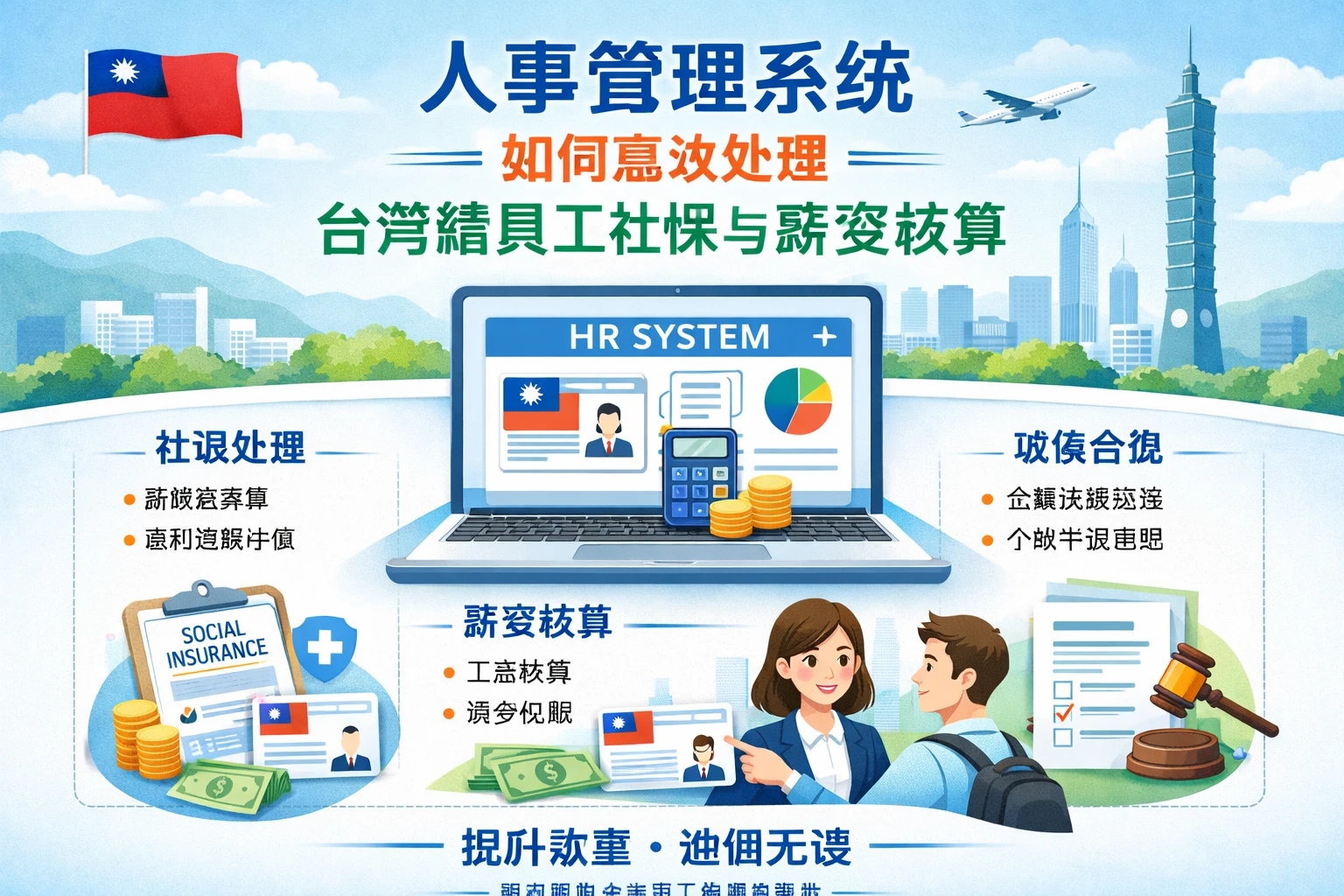 人事管理系统如何高效处理台湾籍员工社保与薪资核算