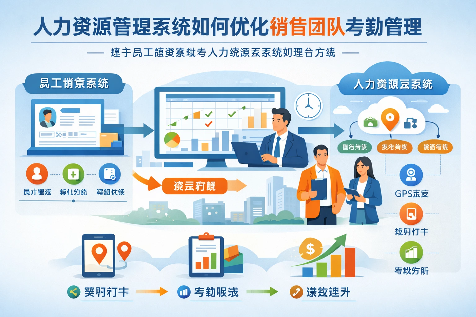 人力资源管理系统如何优化销售团队考勤管理——基于员工档案系统与人力资源云系统的整合方案