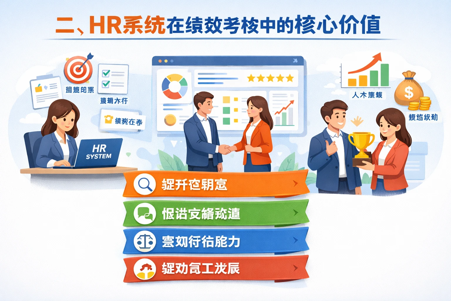 二、HR系统在绩效考核中的核心价值