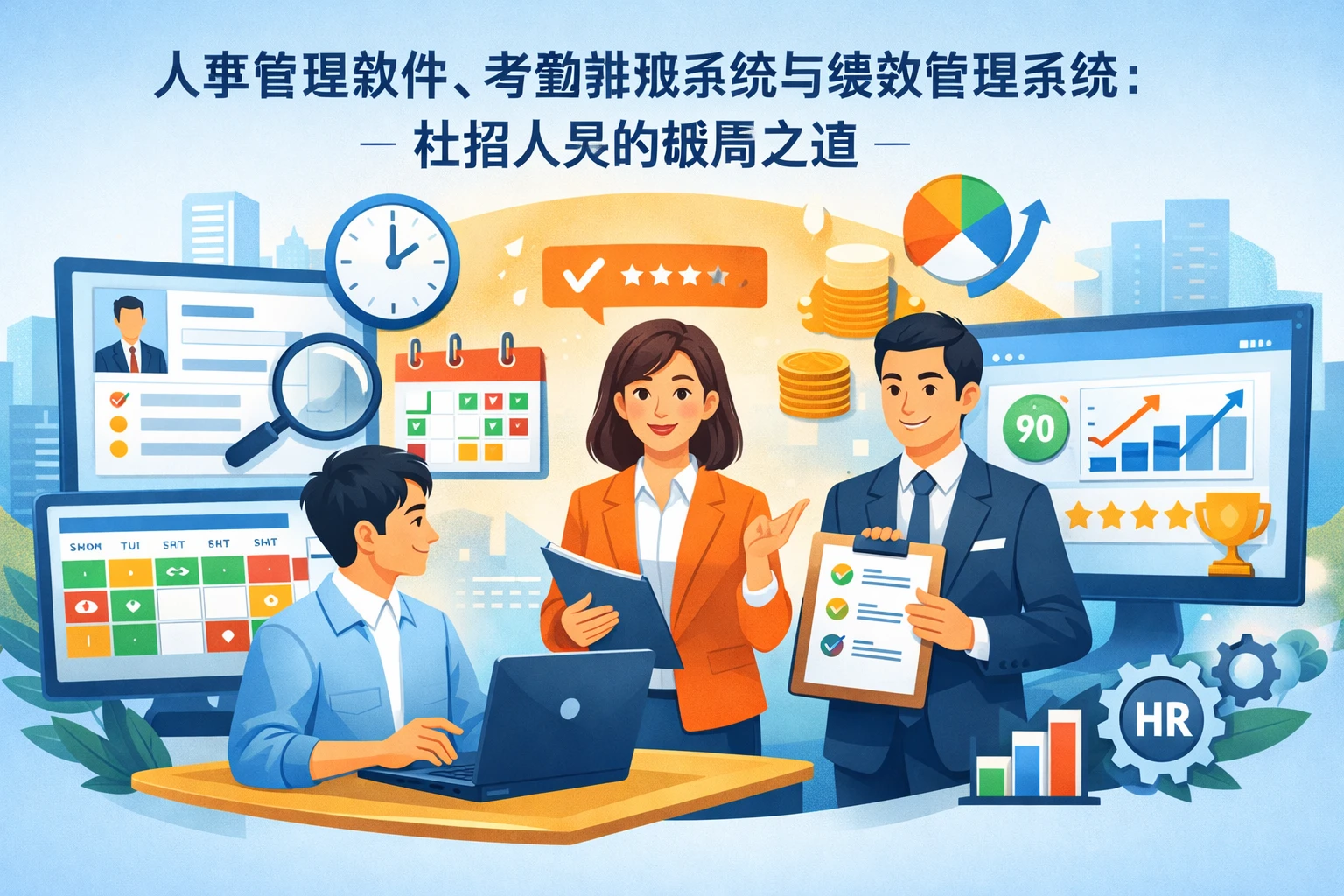 人事管理软件、考勤排班系统与绩效管理系统：社招人员的破局之道