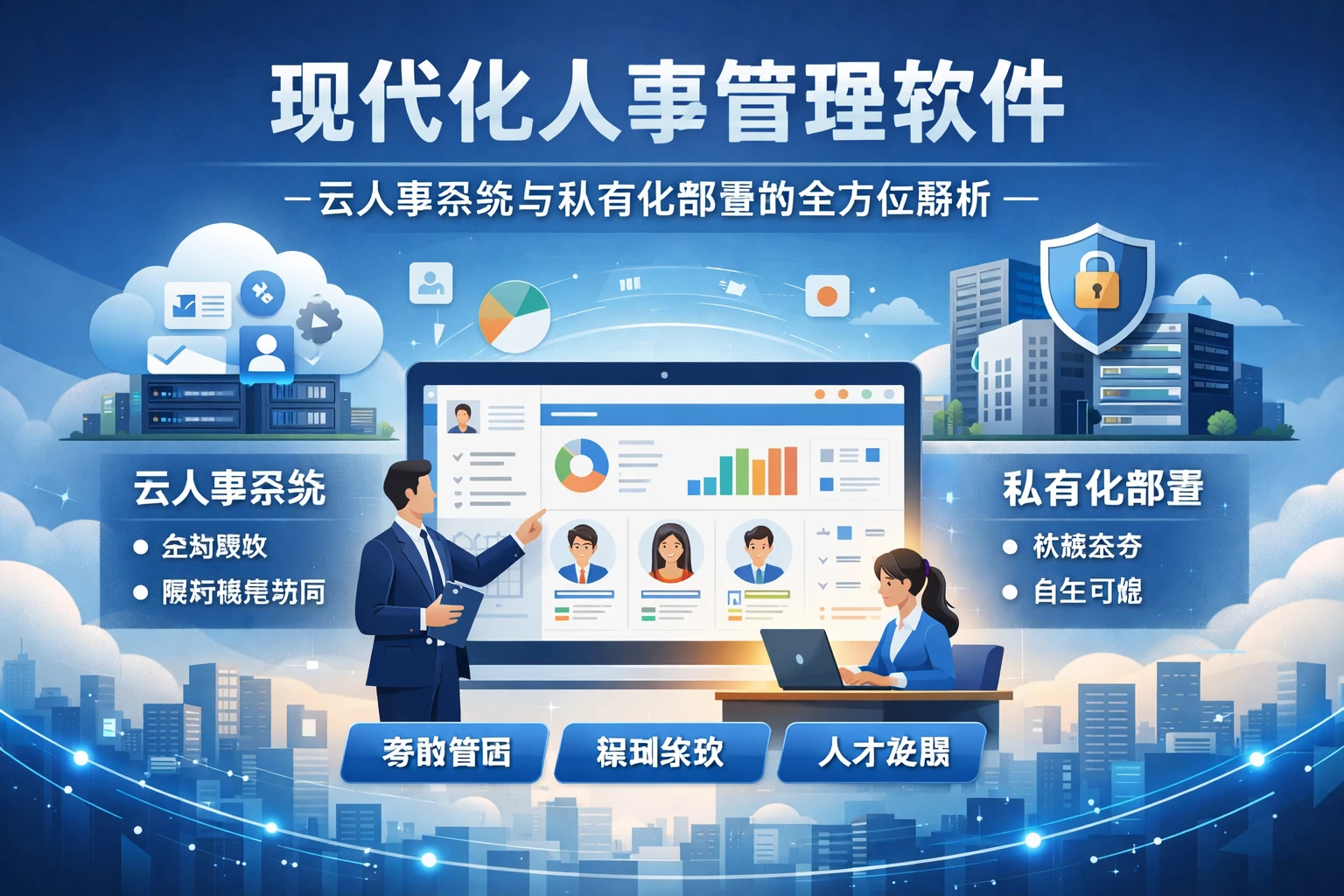 现代化人事管理软件：云人事系统与私有化部署的全方位解析