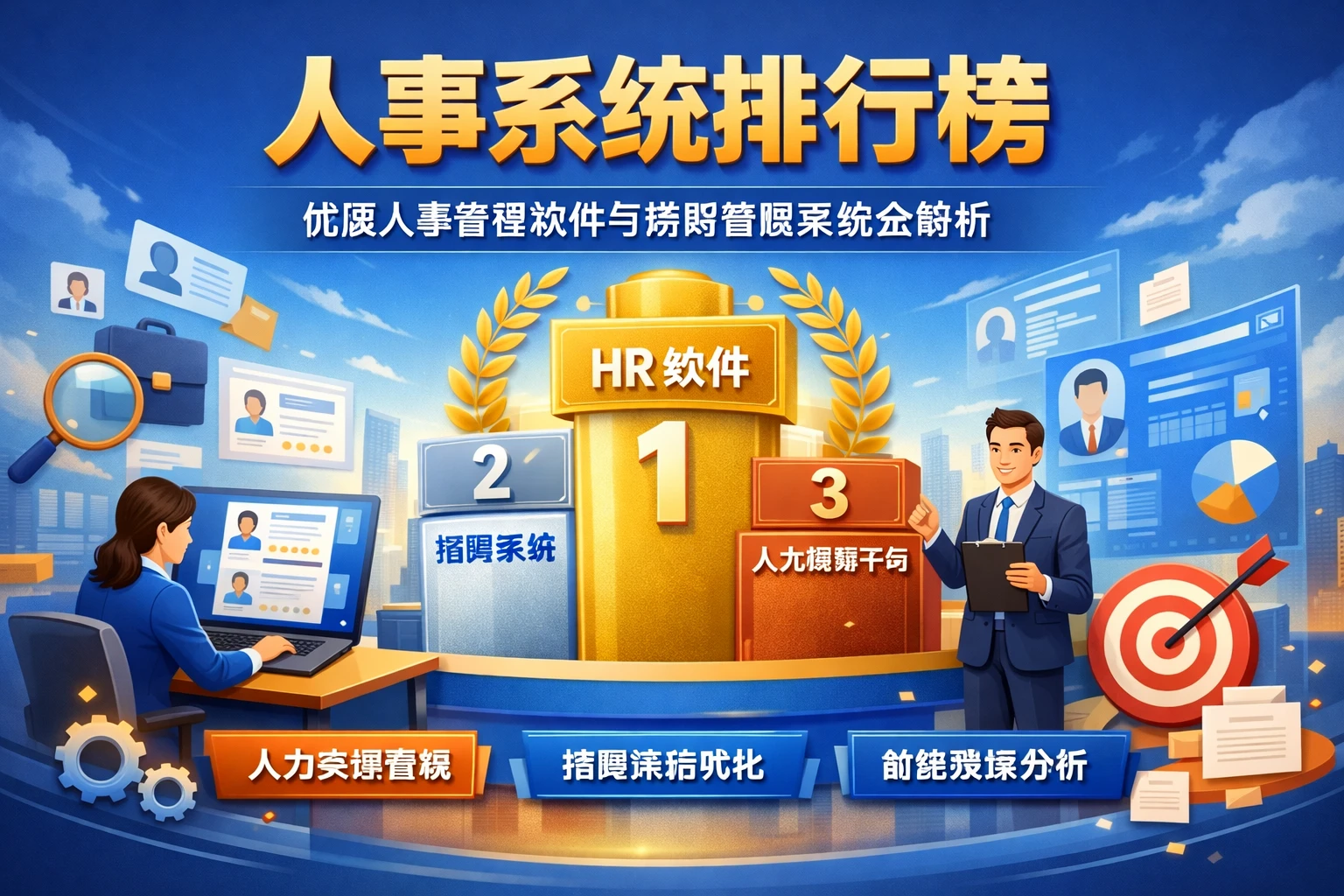 人事系统排行榜:优质人事管理软件与招聘管理系统全解析