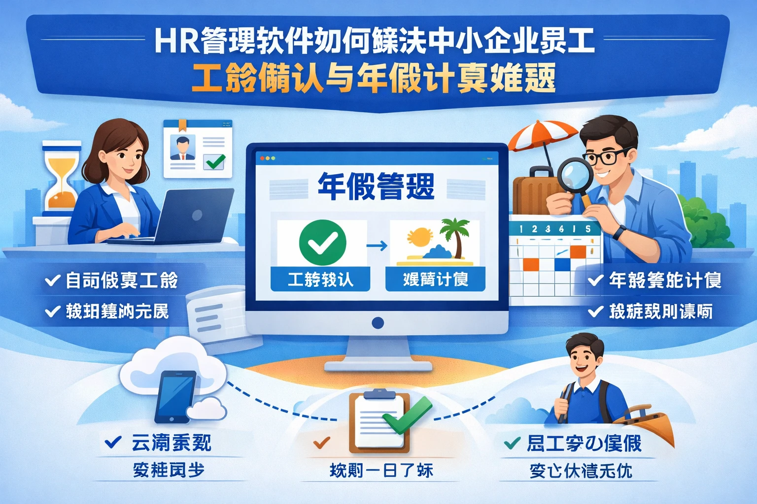 HR管理软件如何解决中小企业员工工龄确认与年假计算难题