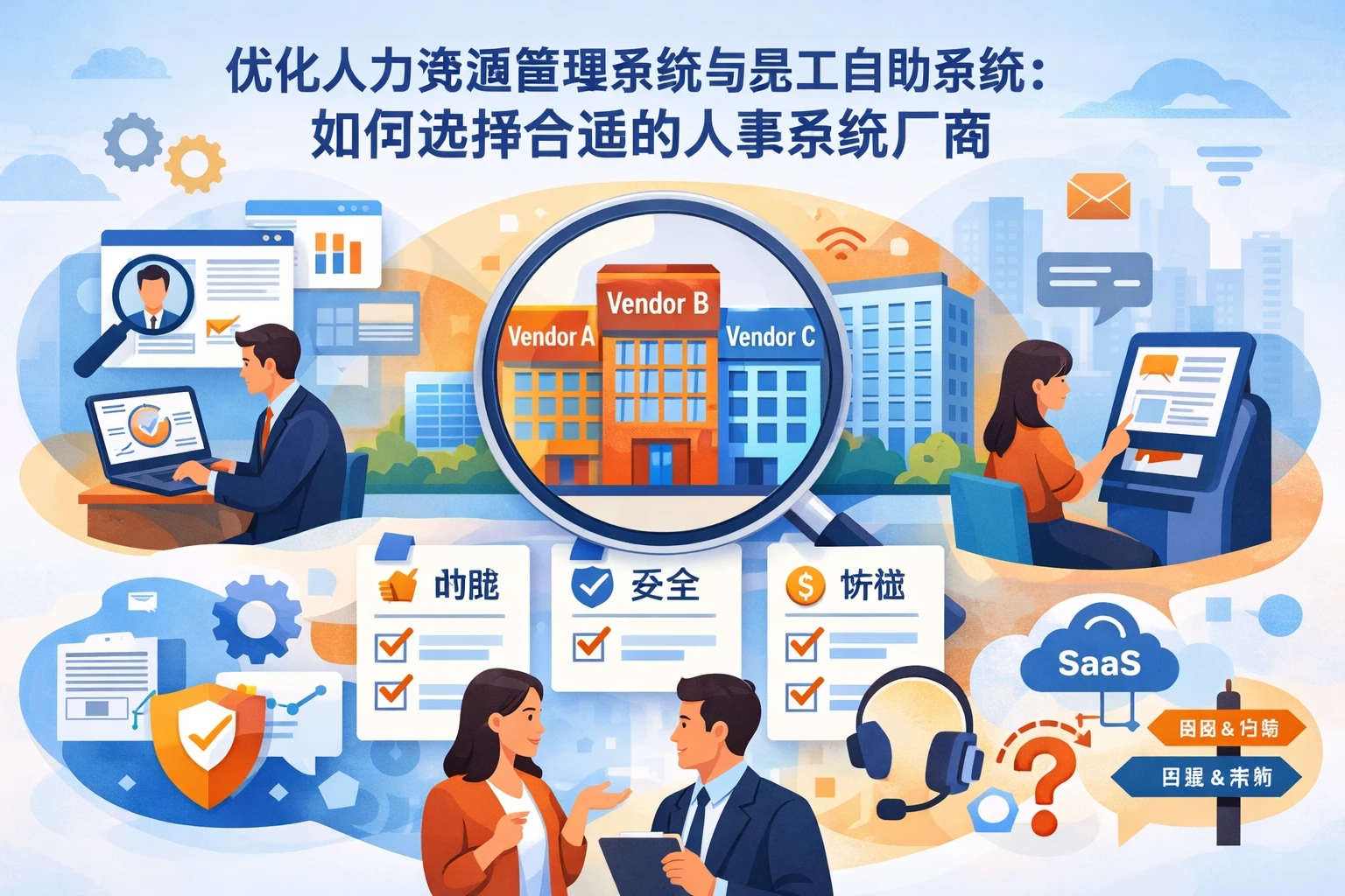 优化人力资源管理系统与员工自助系统：如何选择合适的人事系统厂商