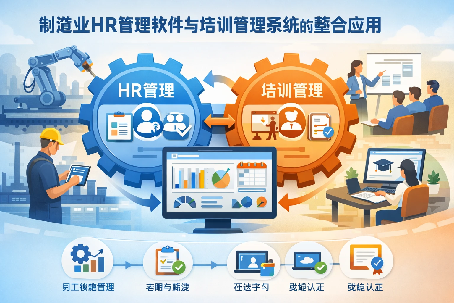 制造业HR管理软件与培训管理系统的整合应用