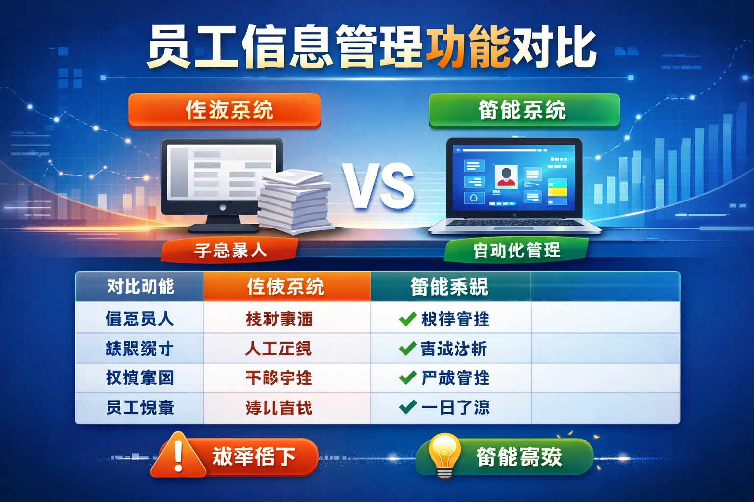 员工信息管理功能对比