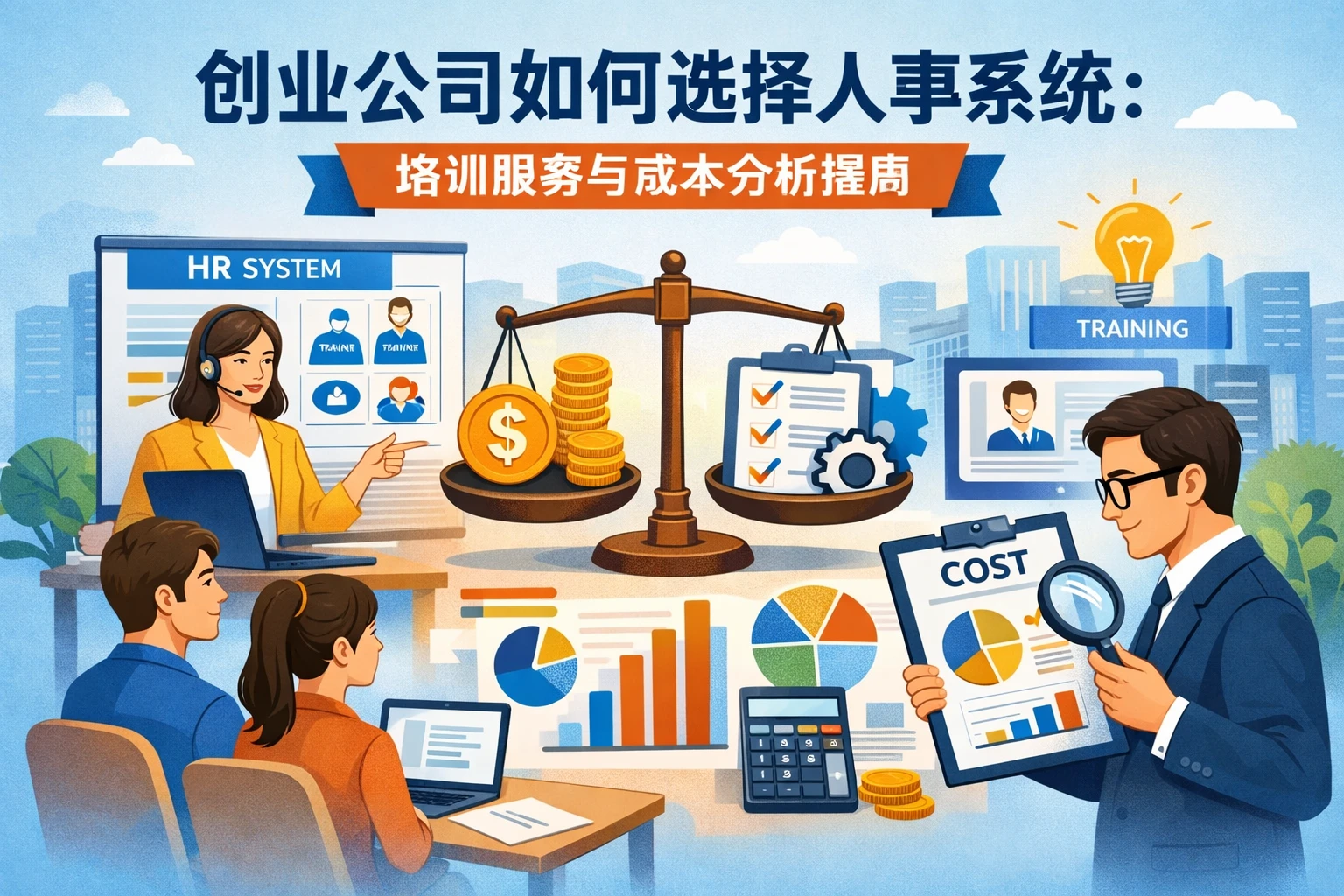 创业公司如何选择人事系统：培训服务与成本分析指南
