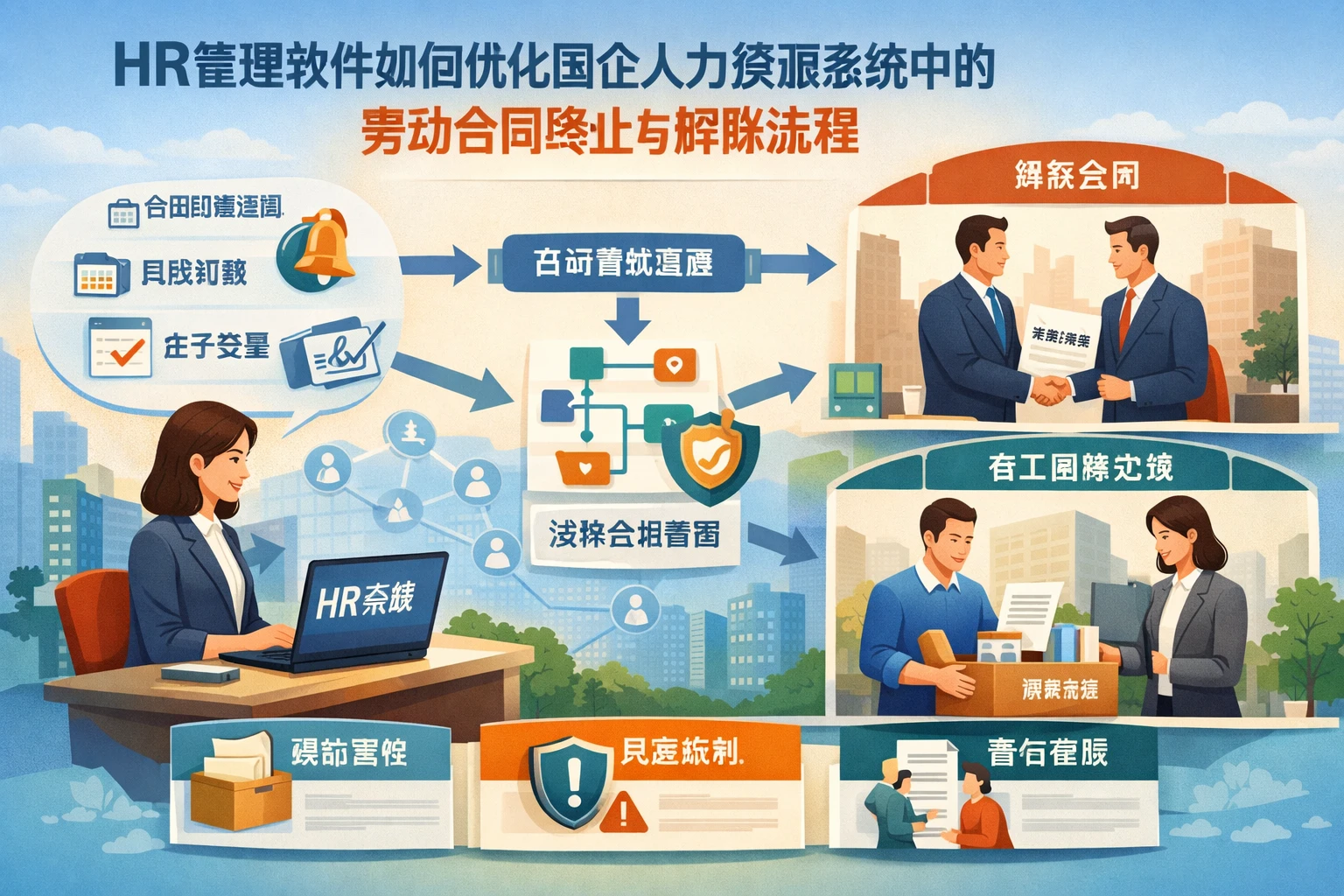 HR管理软件如何优化国企人力资源系统中的劳动合同终止与解除流程