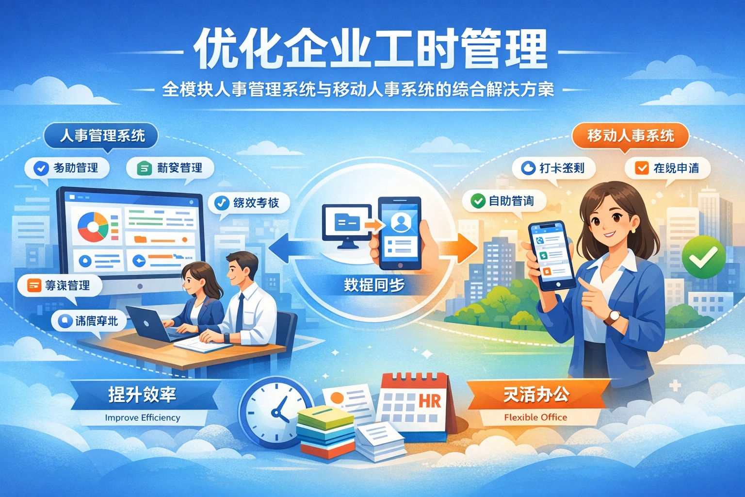 优化企业工时管理：全模块人事管理系统与移动人事系统的综合解决方案