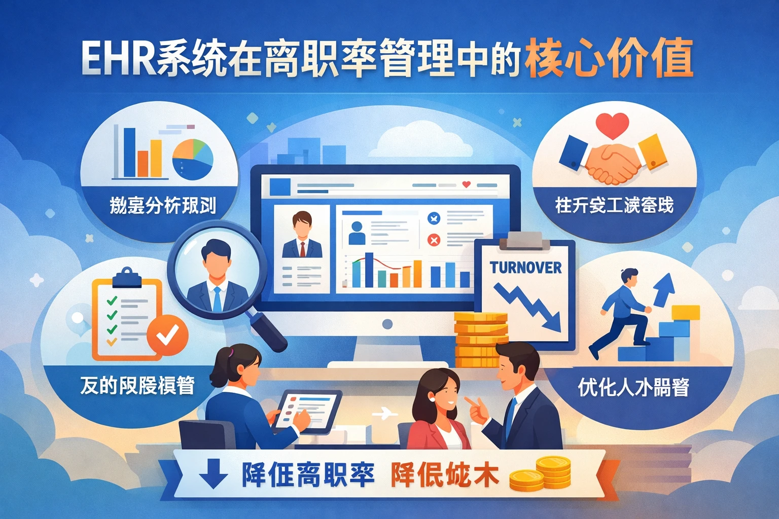 EHR系统在离职率管理中的核心价值