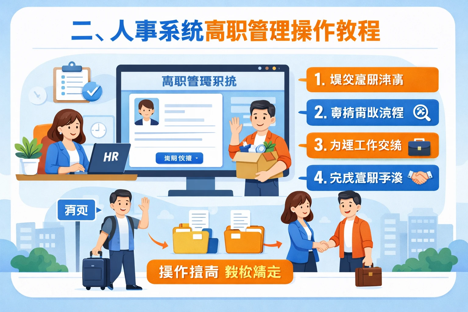 二、人事系统离职管理操作教程