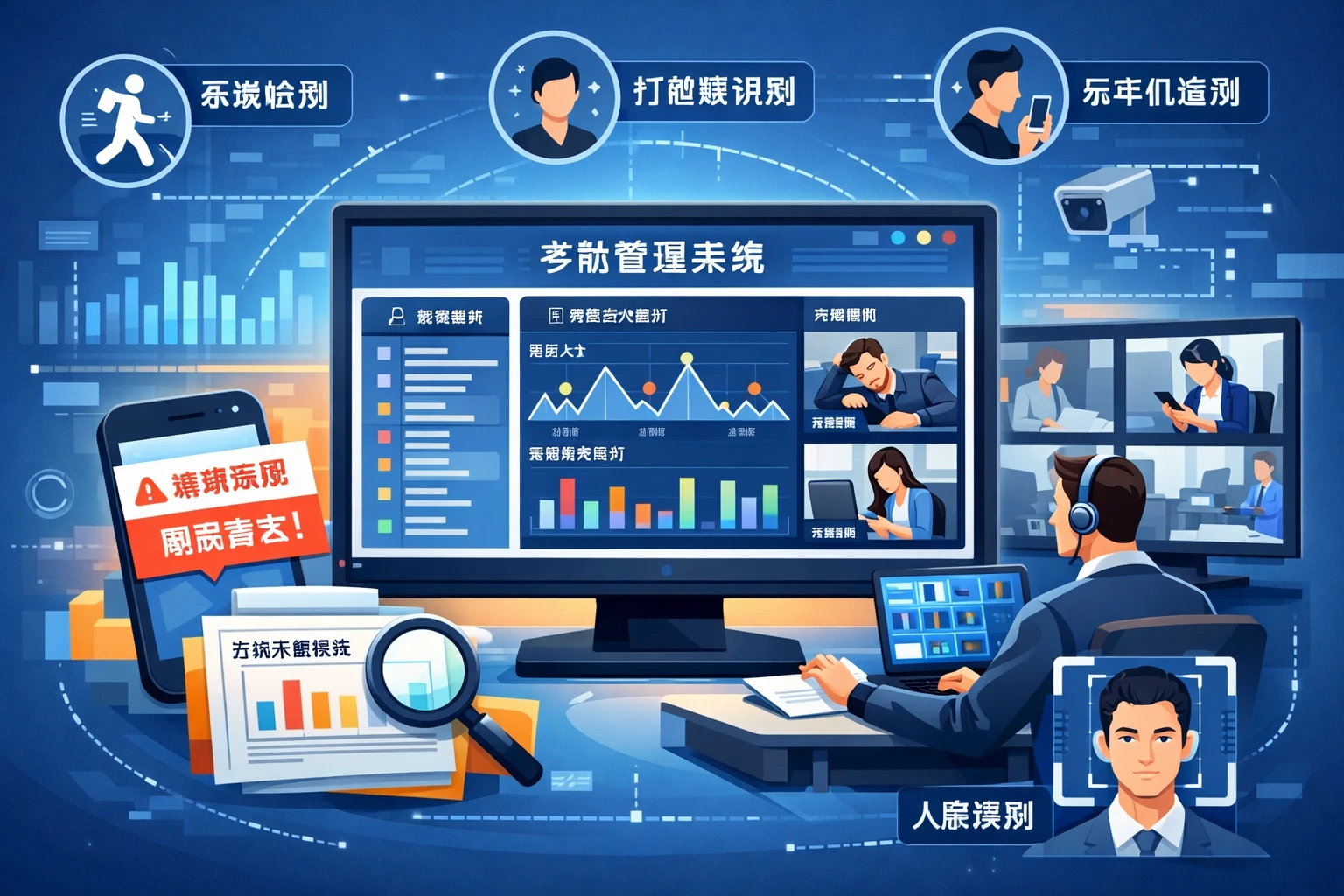 考勤管理系统的行为监测功能