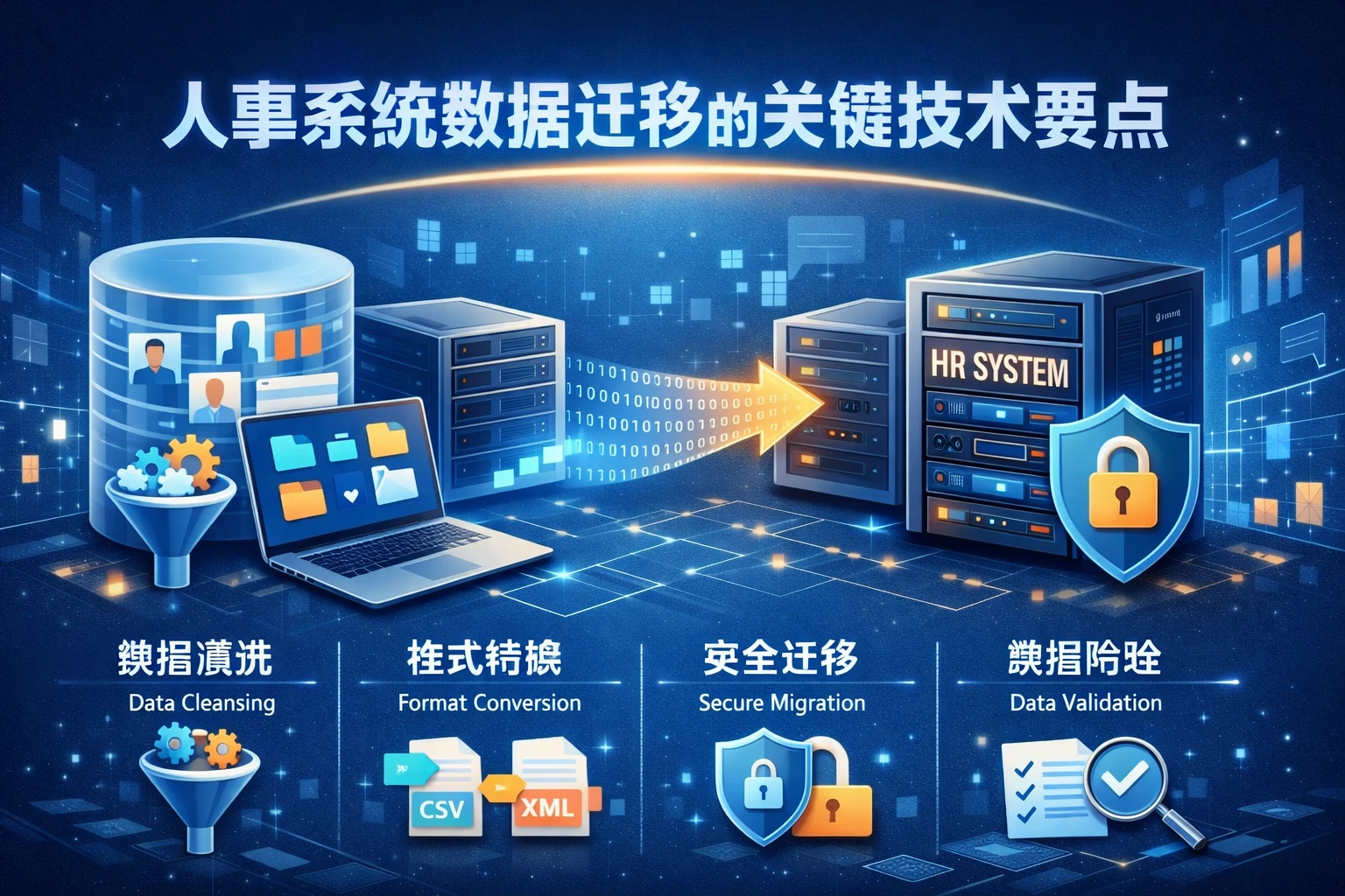 人事系统数据迁移的关键技术要点