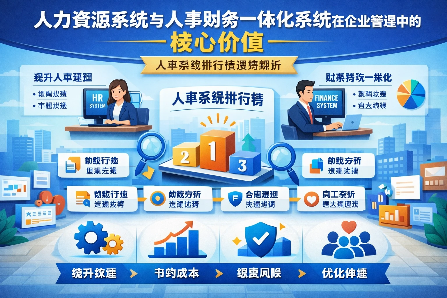 人力资源系统与人事财务一体化系统在企业管理中的核心价值 - 人事系统排行榜深度解析