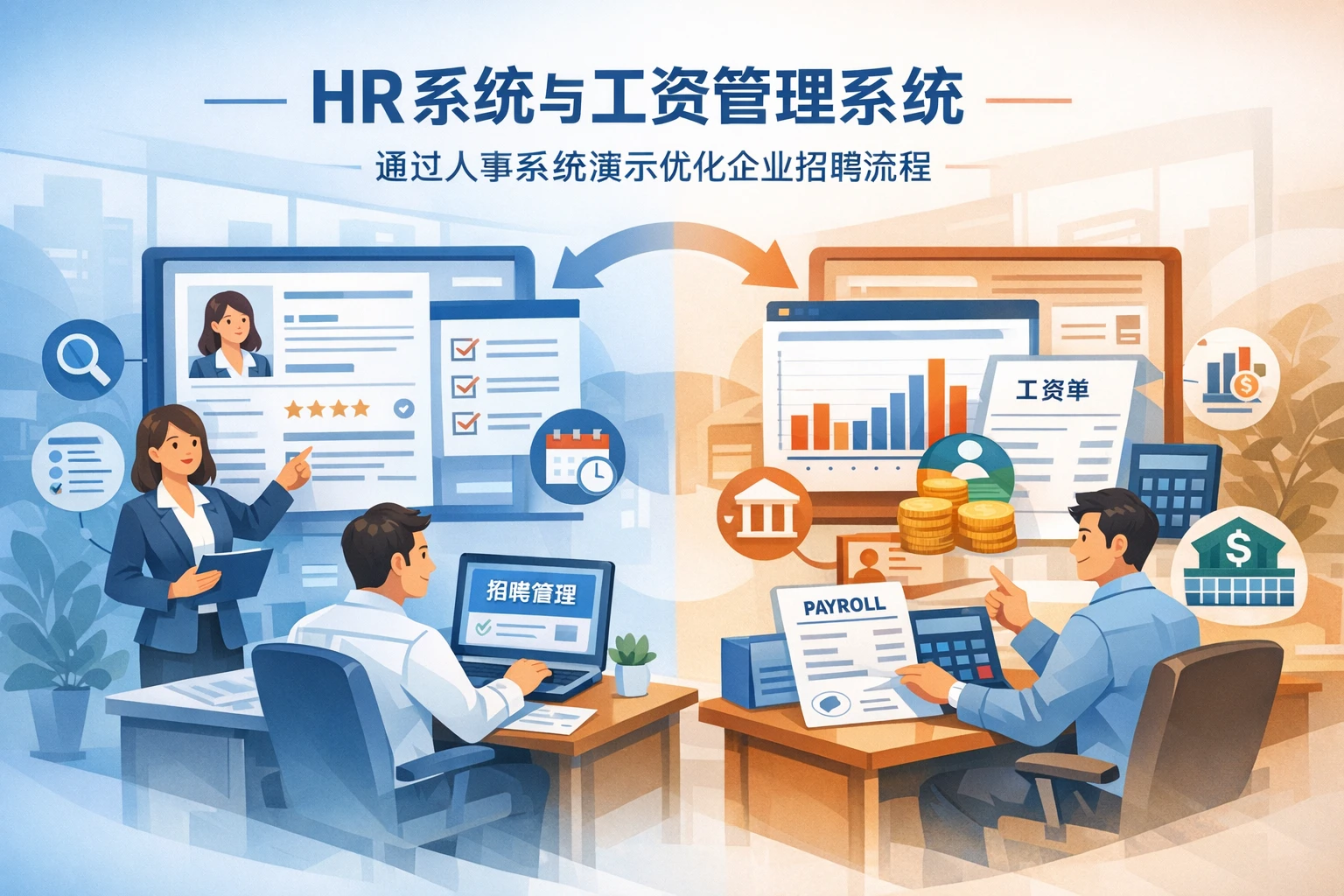 HR系统与工资管理系统:通过人事系统演示优化企业招聘流程