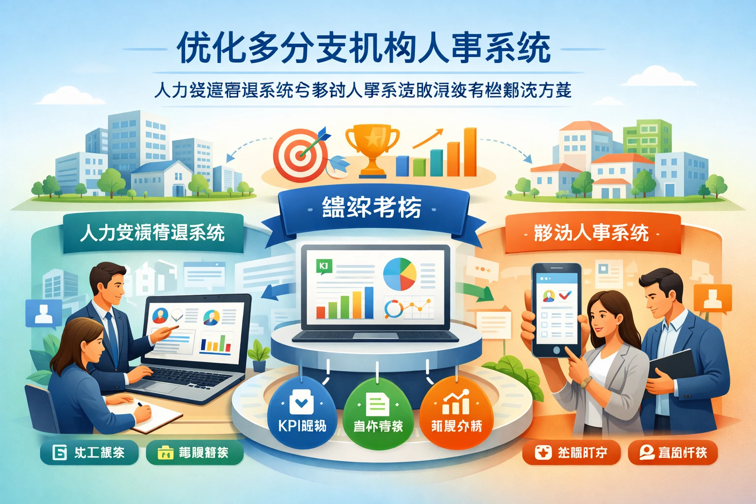 优化多分支机构人事系统：人力资源管理系统与移动人事系统的绩效考核解决方案