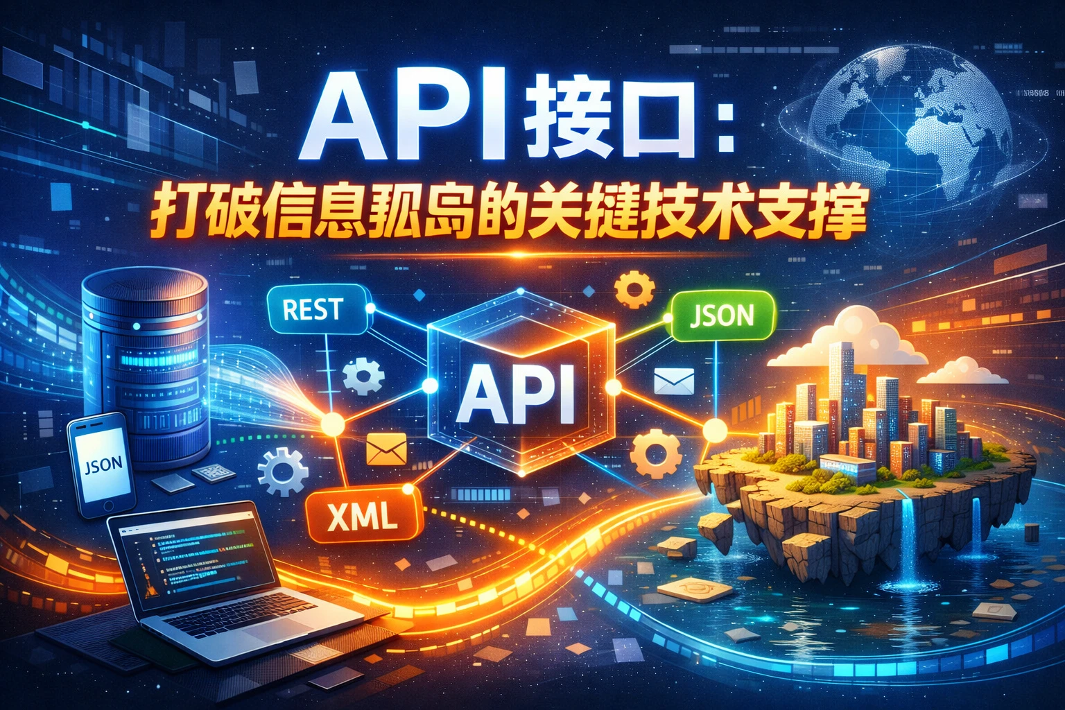 API接口：打破信息孤岛的关键技术支撑
