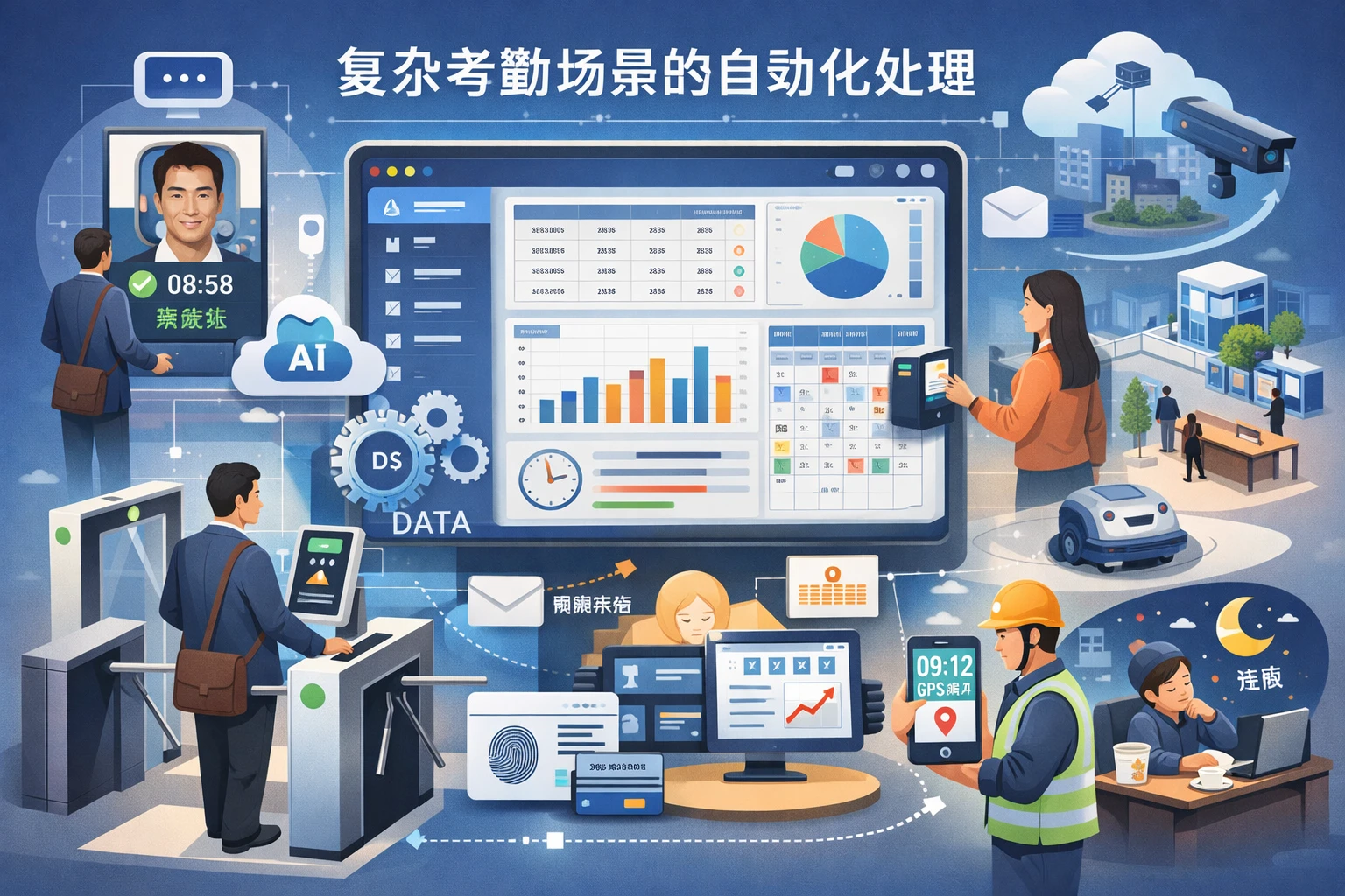 复杂考勤场景的自动化处理