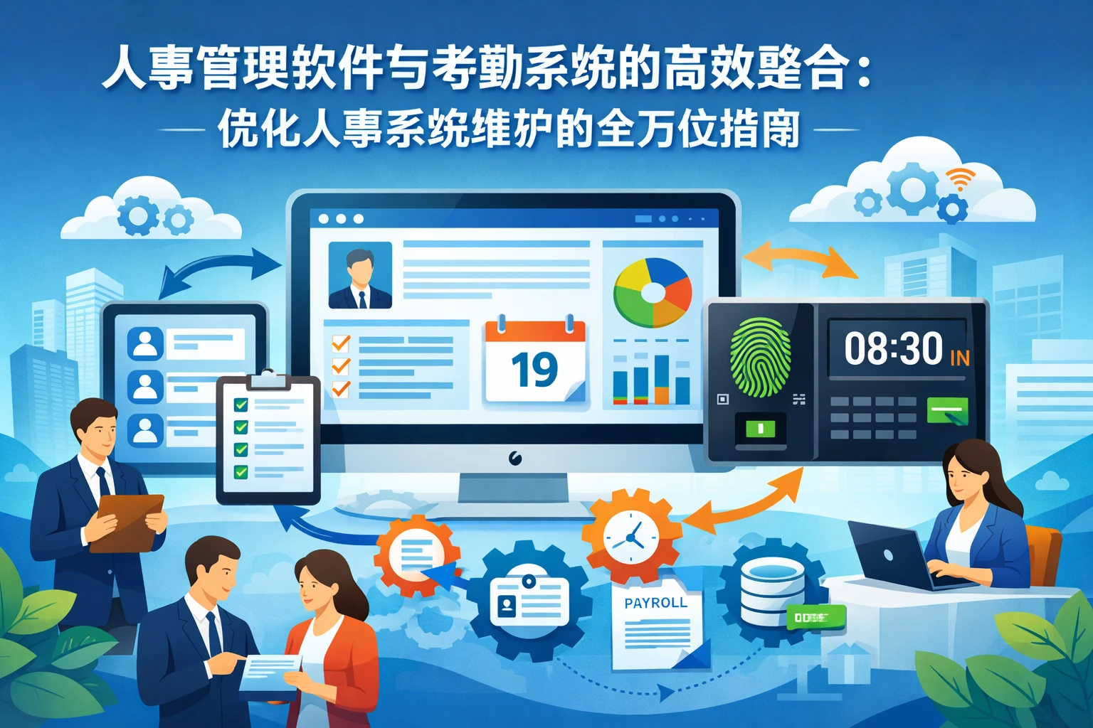 人事管理软件与考勤系统的高效整合：优化人事系统维护的全方位指南