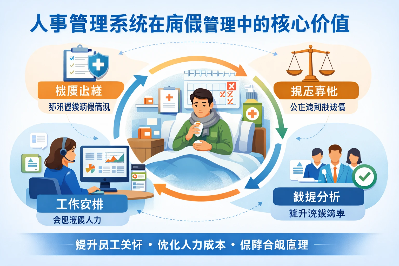 人事管理系统在病假管理中的核心价值