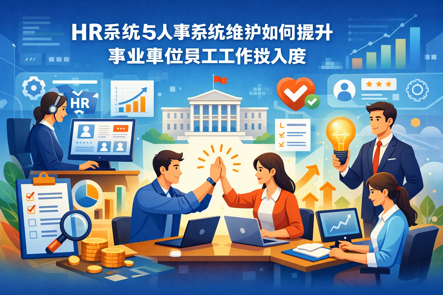 HR系统与人事系统维护如何提升事业单位员工工作投入度