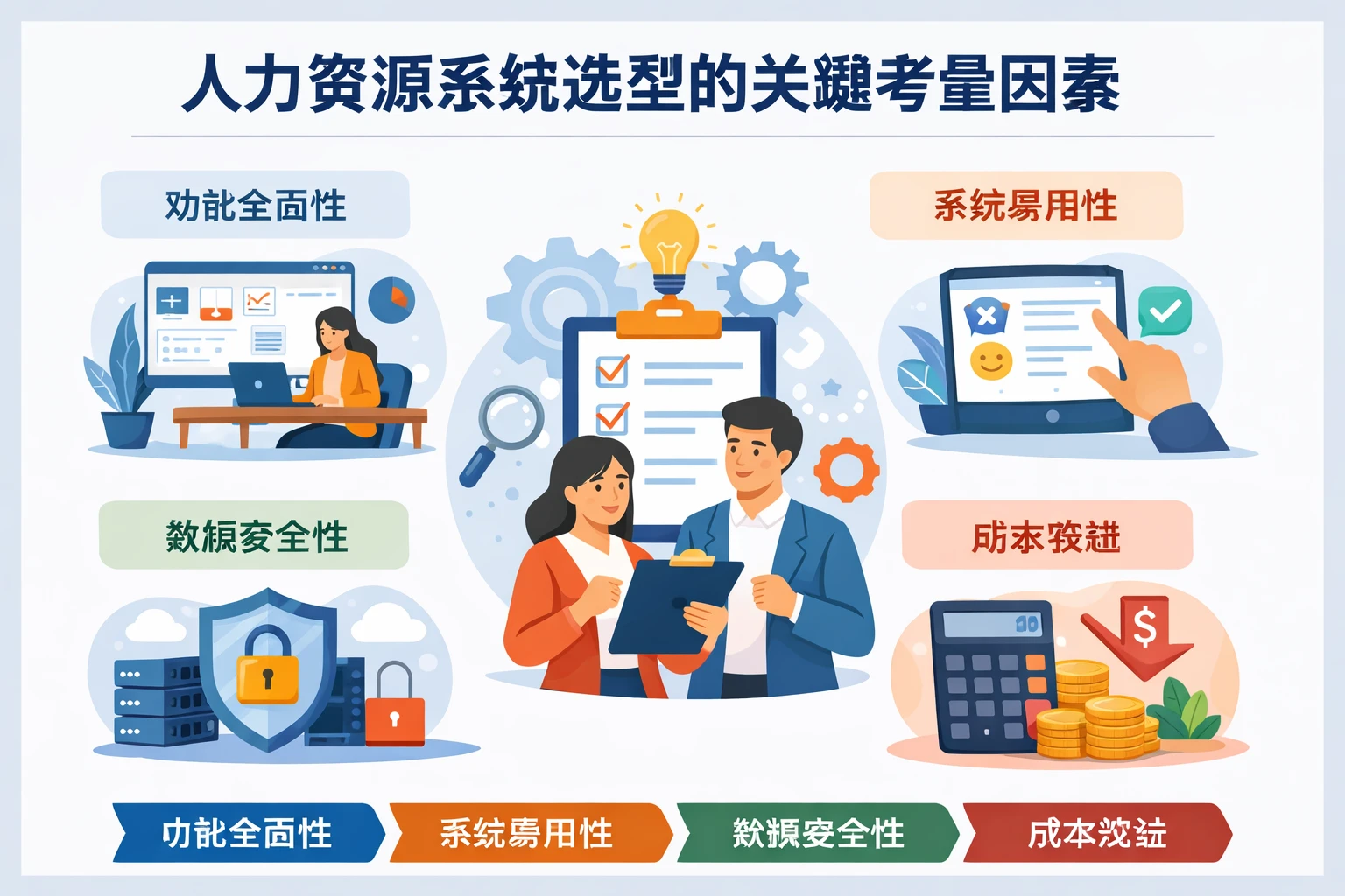 人力资源系统选型的关键考量因素