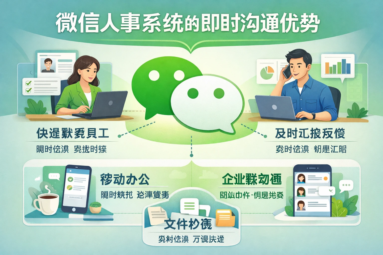 微信人事系统的即时沟通优势