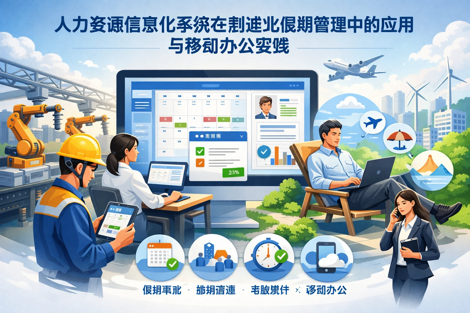 人力资源信息化系统在制造业假期管理中的应用与移动办公实践
