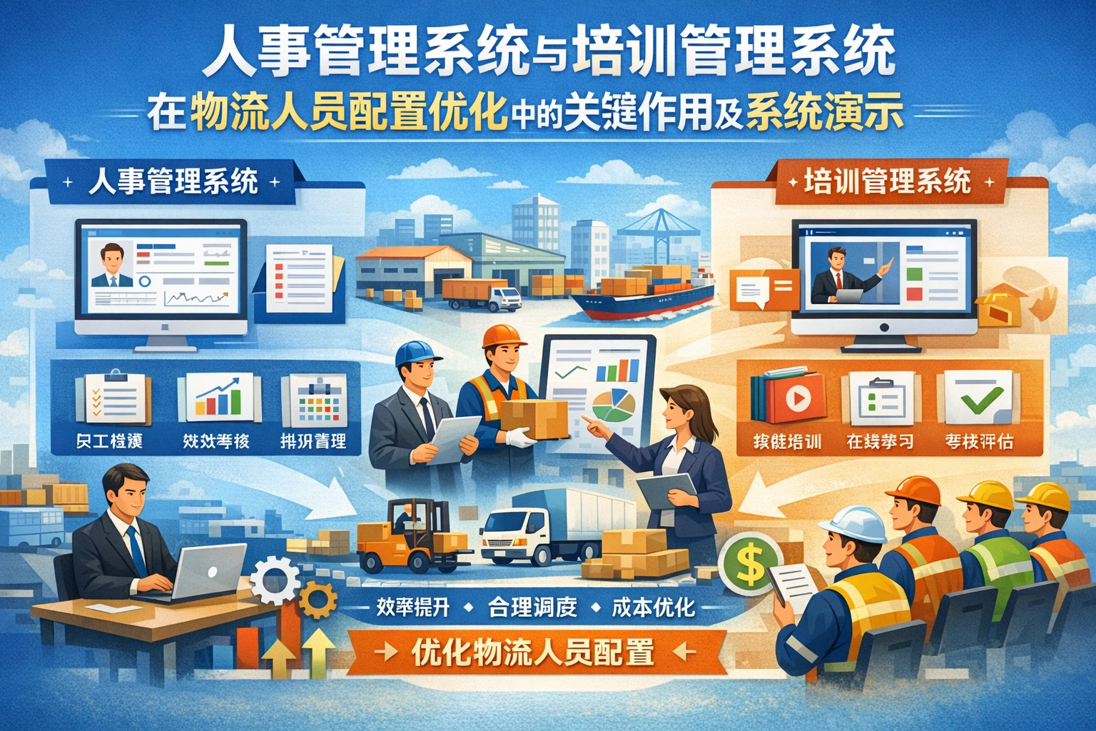 人事管理系统与培训管理系统在物流人员配置优化中的关键作用及系统演示