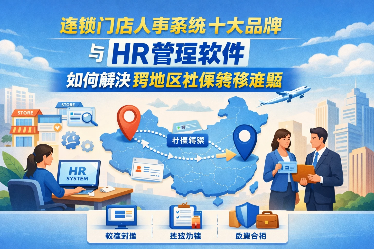 连锁门店人事系统十大品牌与HR管理软件如何解决跨地区社保转移难题