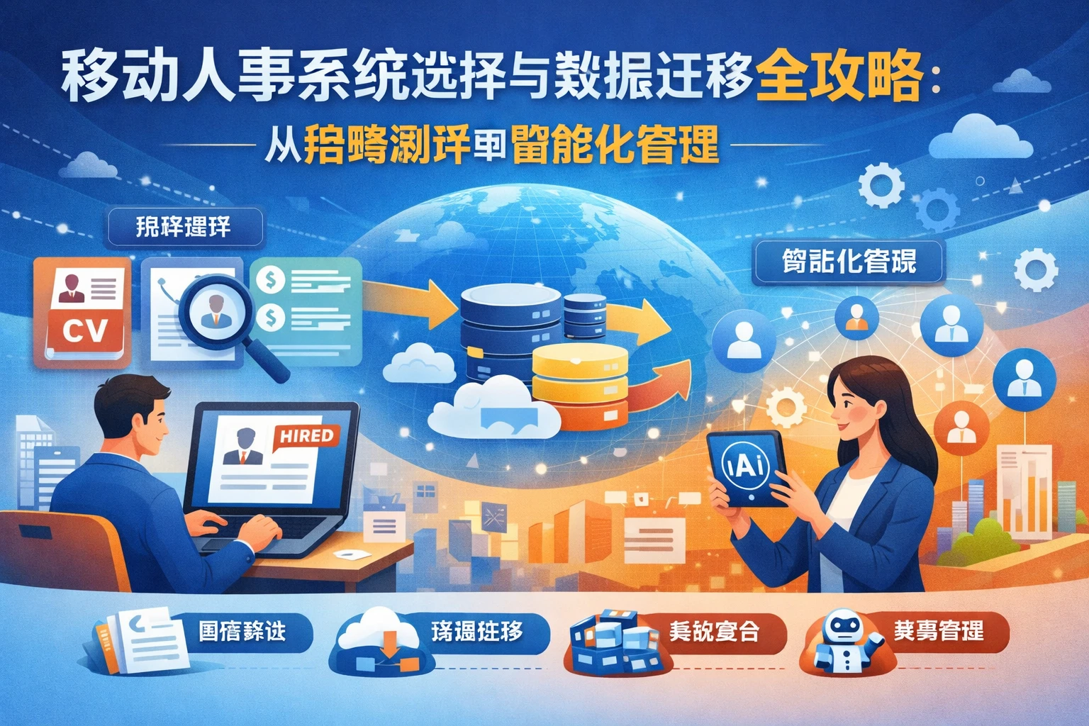 移动人事系统选择与数据迁移全攻略：从招聘测评到智能化管理