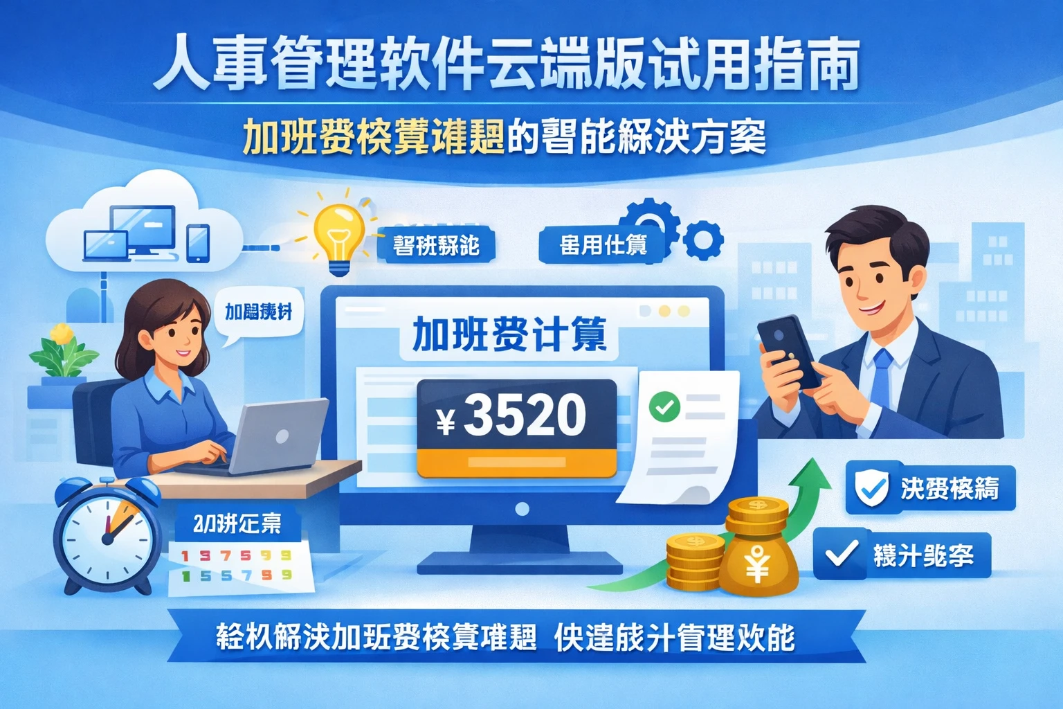 人事管理软件云端版试用指南:加班费核算难题的智能解决方案