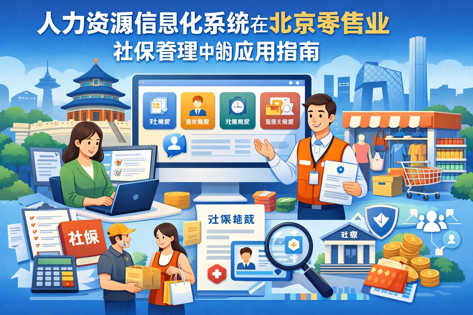 人力资源信息化系统在北京零售业社保管理中的应用指南